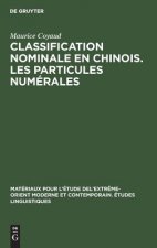 Classification nominale en chinois. Les particules numerales