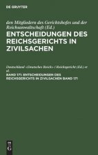 Entscheidungen Des Reichsgerichts in Zivilsachen. Band 171