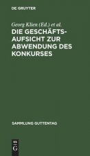 Geschaftsaufsicht Zur Abwendung Des Konkurses