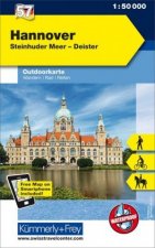 KuF Deutschland Outdoorkarte 57 Hannover, Steinhuder Meer, Deister 1 : 50 000