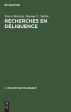 Recherches en deliquence