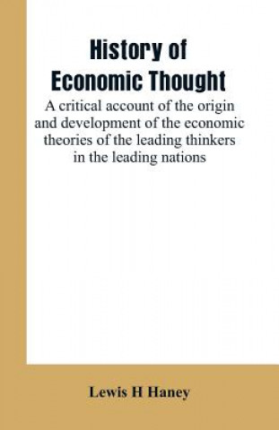 History of economic thought