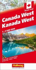 Kanada Strassenkarte West 1:2.500 000