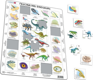 Puzzle MAXI - Fascinující svět dinosaurů/35 dílků