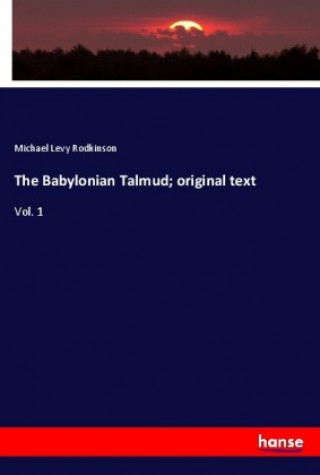 Babylonian Talmud; original text