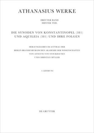 Athanasius Alexandrinus: Werke. Urkunden zur Geschichte des Arianischen Streites 318
