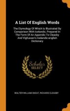 List of English Words