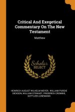 Critical and Exegetical Commentary on the New Testament