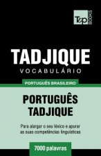Vocabulario Portugues Brasileiro-Tadjique - 7000 palavras