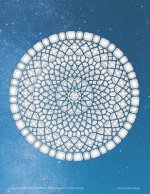 Galaxy Gems Mandala Notebook with Flowers Margins for Adult Coloring