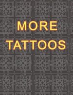 More Tattoos: Tattoo Skizzen Buch / 1 Großes Leeres Felder Pro Seite / Abgerundete Ecken
