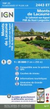 Monts de Lacaune.la Salvetat-sur-Agout.PNR du Haut Languedoc 1:25 000