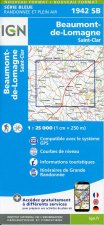 Beaumont-de-Lomagne.Saint-Clar 1:25 000