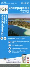 Champagnole.Lac de Chalain.Pic de l'Aigle 1:25 000