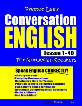 Preston Lee's Conversation English For Norwegian Speakers Lesson 1 - 40