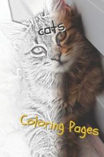 Cats: Beautiful Coloring Pages with Cats, Drawings, for Adults and for Girls