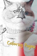 Cats: Beautiful Coloring Pages with Cats, Drawings, for Adults and for Girls