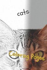 Cats: Beautiful Coloring Pages with Cats, Drawings, for Adults and for Girls