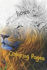 Lions Coloring Pages: Lions Beautiful Drawings for Adults Relaxation
