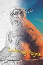 Monkeys Coloring Pages: Beautiful Coloring Pages for Adults Relaxation