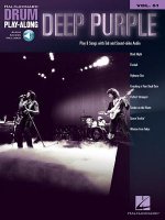 DEEP PURPLE DRUM PLAYALONG VOLUME 51