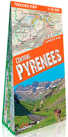 terraQuest Trekking Map Pyrenees Central Part