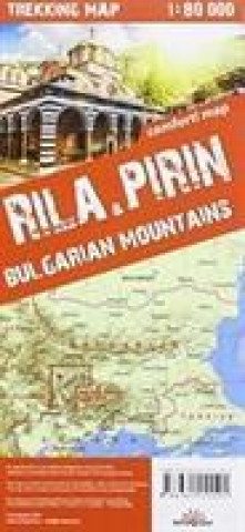 terraQuest Trekking Map Rila and Piryn