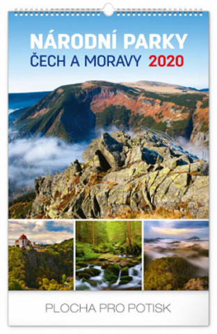 Nástěnný kalendář Národní parky Čech a Moravy 2020