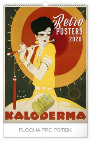 Nástěnný kalendář Retro plakáty 2020