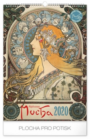 Nástěnný kalendář Alfons Mucha 2020