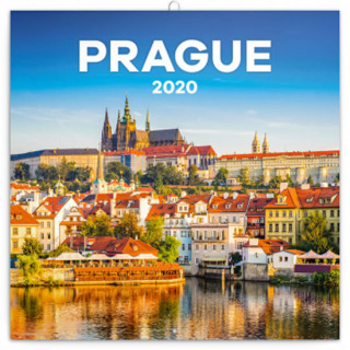Poznámkový kalendář Praha letní 2020