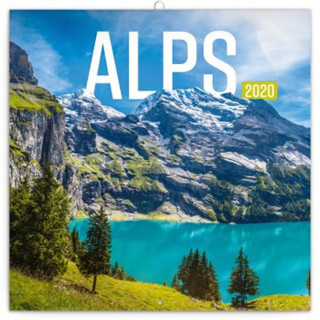 Poznámkový kalendář Alpy 2020