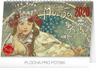 Alfons Mucha - stolní kalendář 2020