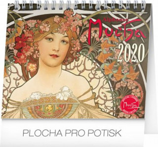 Alfons Mucha - stolní kalendář 2020