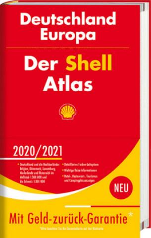 Der Shell Atlas 2020/2021 Deutschland 1:300 000, Europa 1:750 000