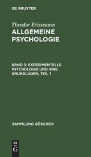 Experimentelle Psychologie und ihre Grundlagen, Teil 1