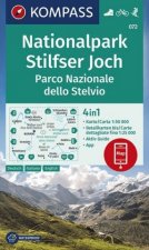 KOMPASS Wanderkarte 072 Nationalpark Stilfserjoch, Parco Nazionale dello Stelvio 1:50.000
