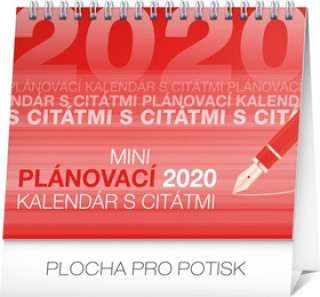 Stolový kalendár Plánovací s citátmi 2020