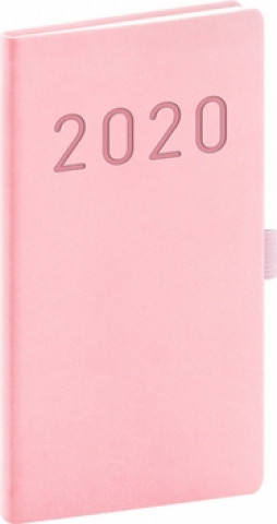 Kapesní diář Vivella Fun 2020 růžový