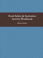 Food Safety & Sanitation Activity Workbook