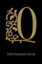 O: Initial Monogram Journal: Letter O Personalized 6x9 Blank Lined Notebook