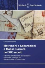 Matrimoni e Separazioni a Massa Carrara nel XIX secolo