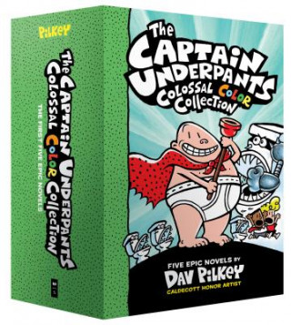 Captain Underpants Colossal Color Collection (Captain Underpants #1-5 Boxed Set)