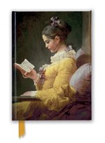 Jean-Honore Fragonard: Young Girl Reading (Foiled Journal)