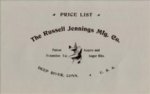 Russell Jennings Manufacturing Company Trade Catalog, 1899