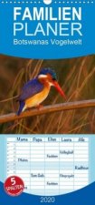 Botswanas Vogelwelt - Familienplaner hoch (Wandkalender 2020 , 21 cm x 45 cm, hoch)