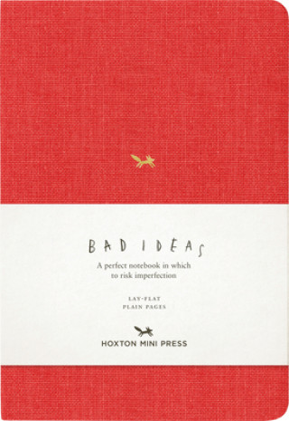 Notebook For Bad Ideas - Red/plain (Hoxton Mini Press)(Diár)