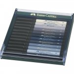 Faber-Castell Pitt Artist Pen Brush Zestaw 12 kolorów Grey