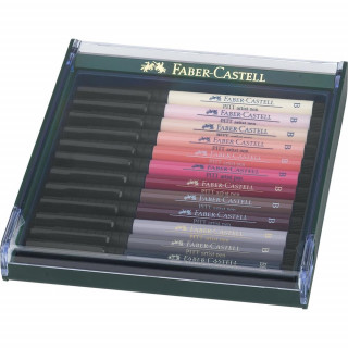 Faber-Castell Pitt Artist Pen Brush zestaw 12 kolorów Skin