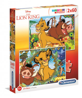 Puzzle SuperColor 2x60 Lion King